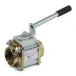 Алюминиевый шаровой кран 100 мм 1.6 МПа DIN 2633