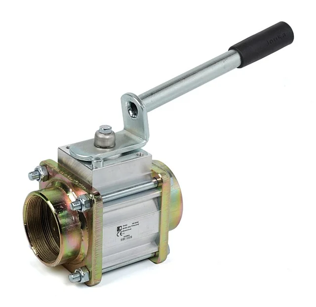 Алюминиевый шаровой кран 20 мм 2.5 МПа DIN 2633