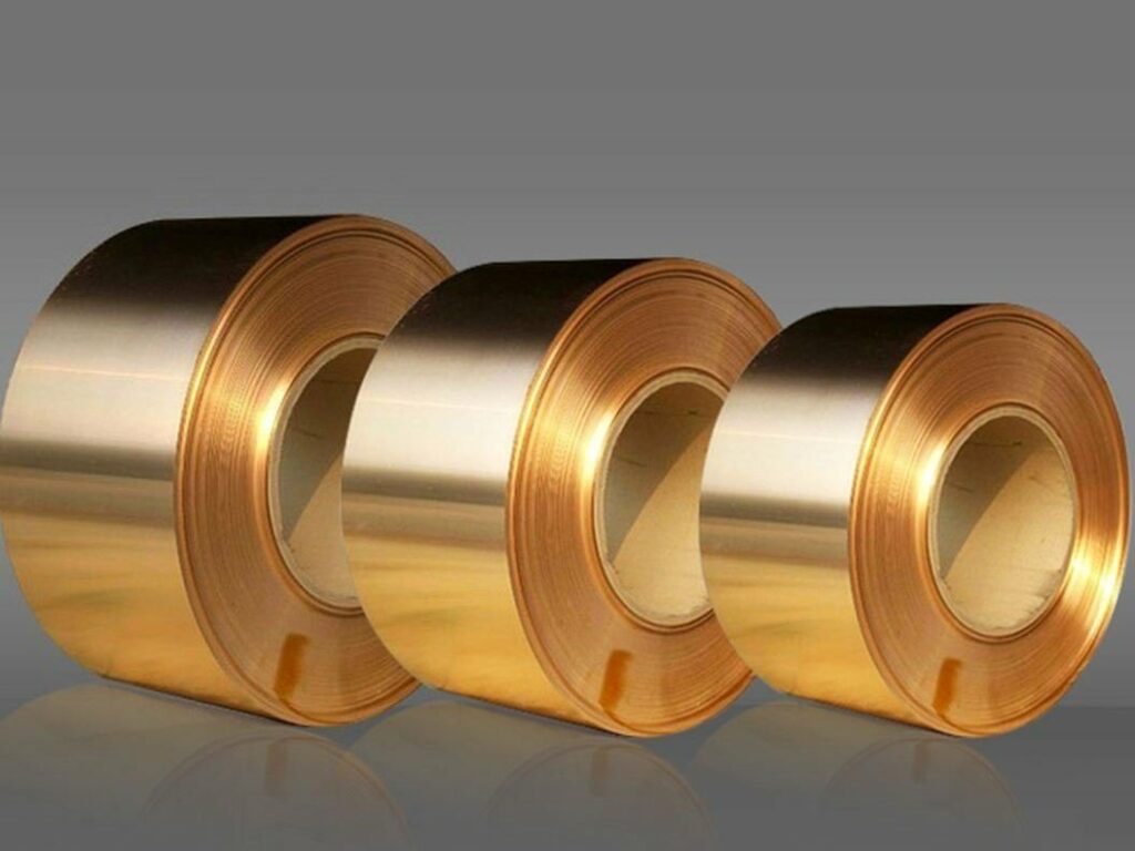 Бронзовая лента 0,32 мм БрБ2 ГОСТ 1789-2013