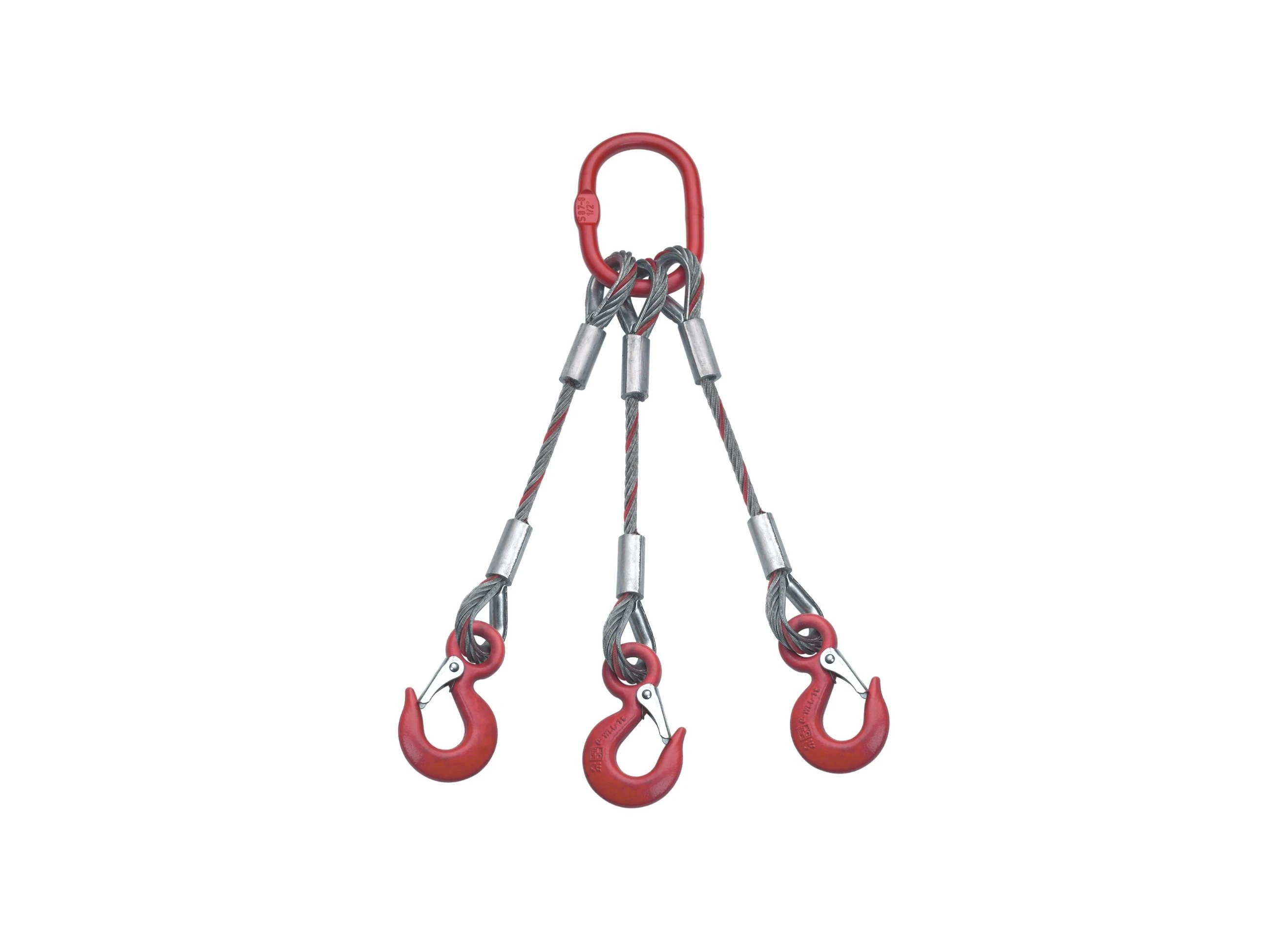 Канатные трехветвевые стропы