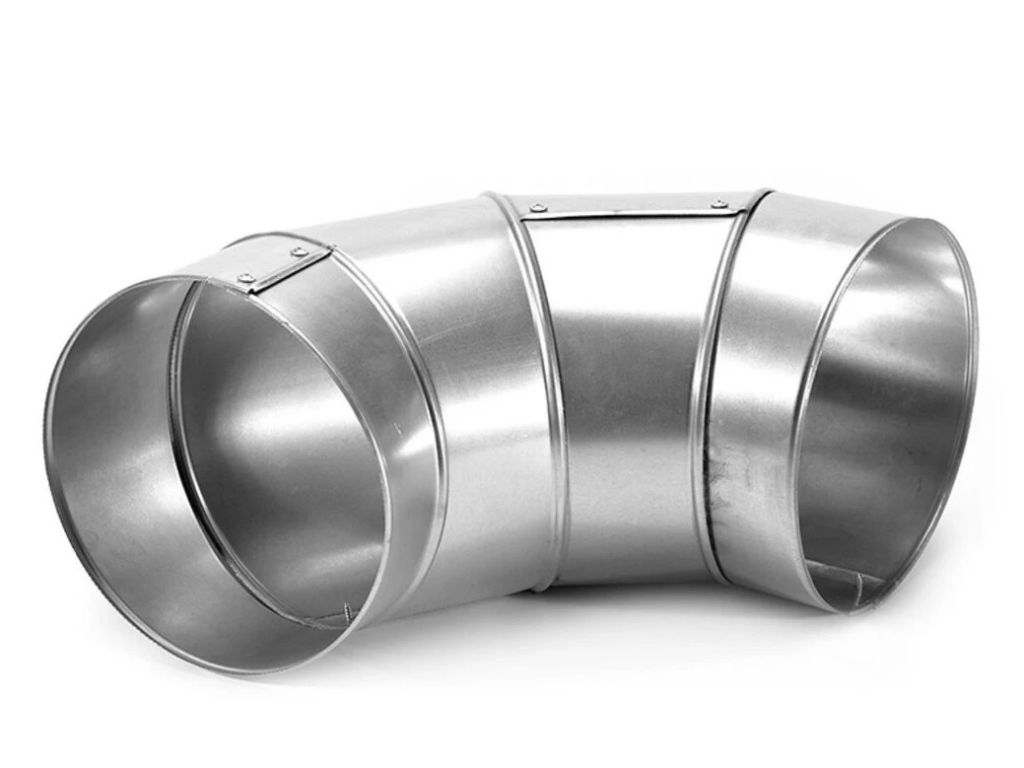 Отвод кожуха из нержавеющей стали 100 мм